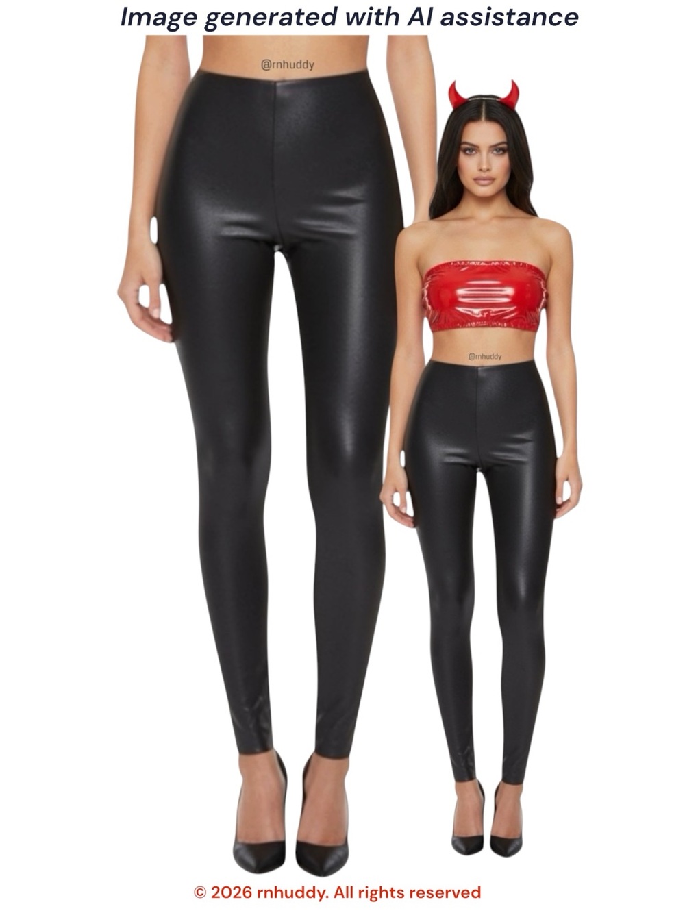 NWT Commando S black perfect control faux leather leggings
